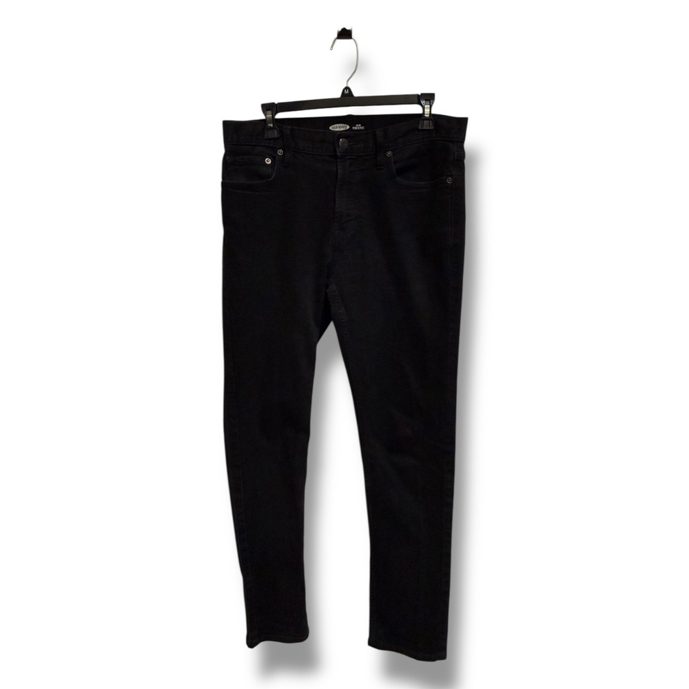 Old Navy Mens Slim Built-In Flex Jeans Black 31x32 Stretch Denim‎ Pants